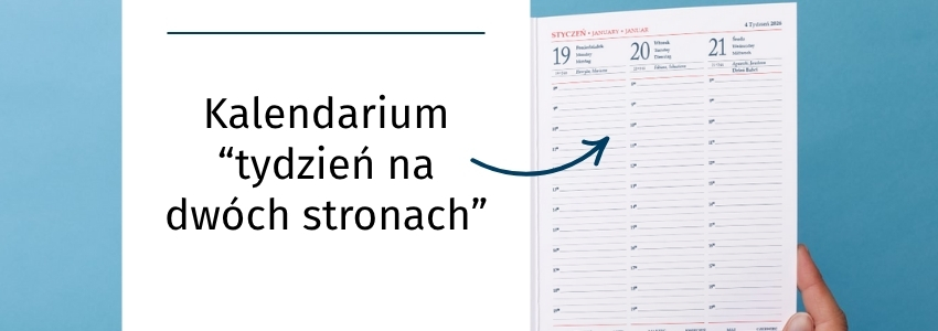 Kalendarium “tydzień na dwóch stronach”
